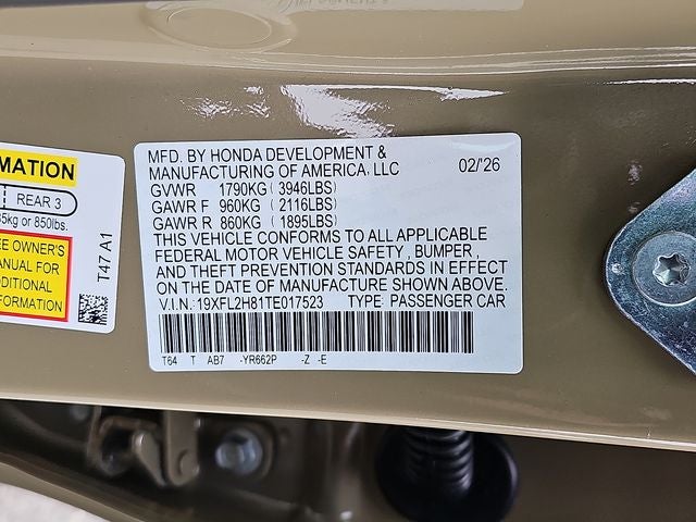 2026 Honda Civic Sport