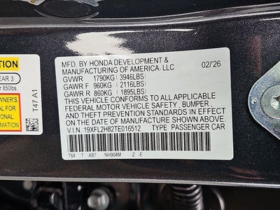 2026 Honda Civic Sport