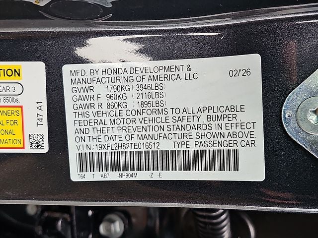 2026 Honda Civic Sport