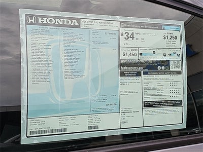 2026 Honda Civic Sport