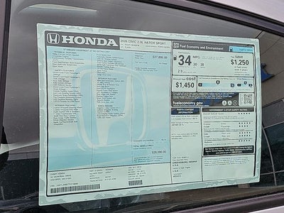 2026 Honda Civic Sport