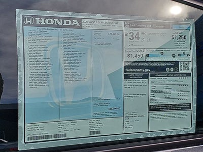 2026 Honda Civic Sport