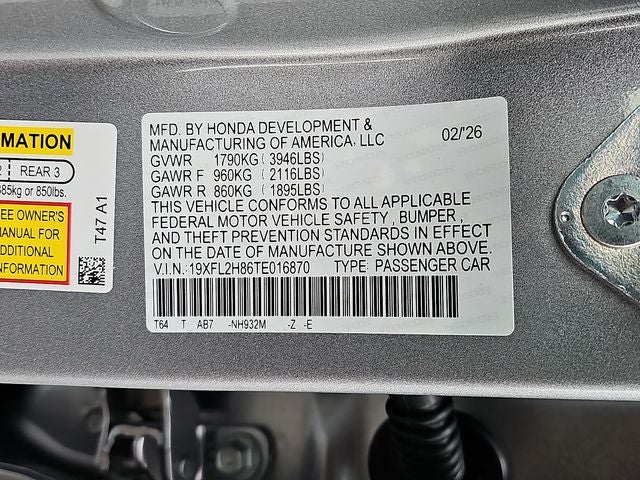 2026 Honda Civic Sport