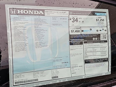 2026 Honda Civic Sport