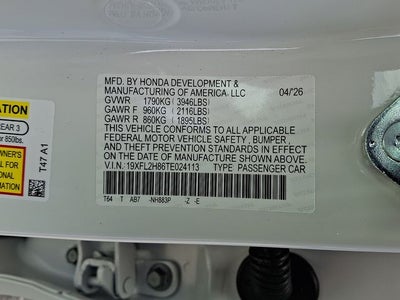 2026 Honda Civic Sport
