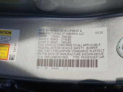 2026 Honda Civic Sport