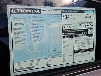 2026 Honda Civic Sport