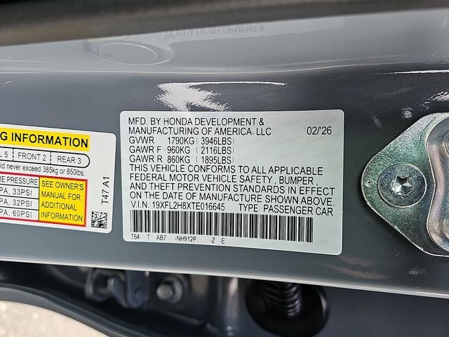 2026 Honda Civic Sport