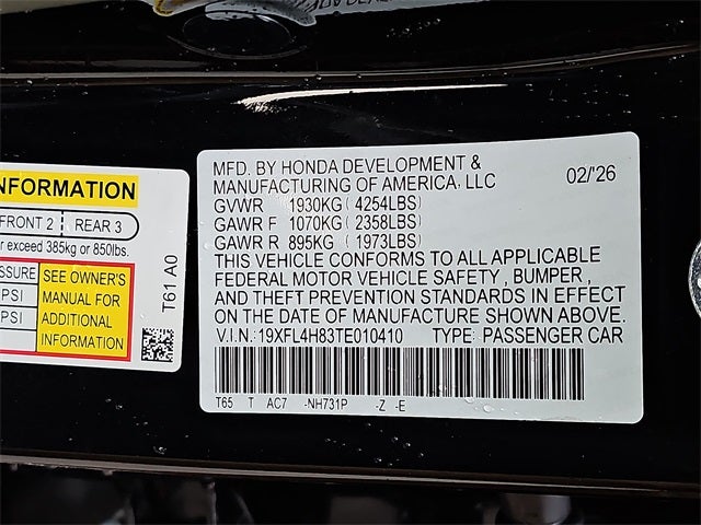 2026 Honda Civic Hybrid Sport