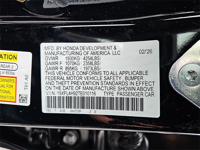 2026 Honda Civic Hybrid Sport Touring