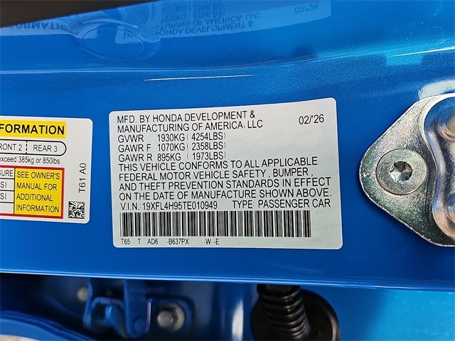 2026 Honda Civic Hybrid Sport Touring