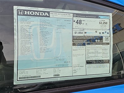 2026 Honda Civic Hybrid Sport Touring
