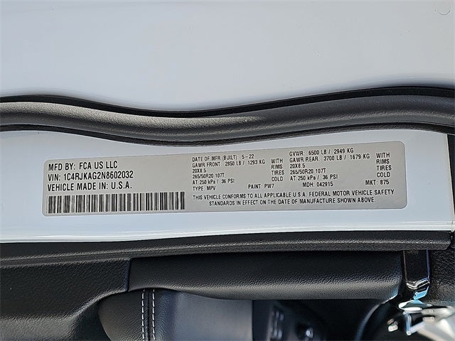 2022 Jeep Grand Cherokee L Altitude