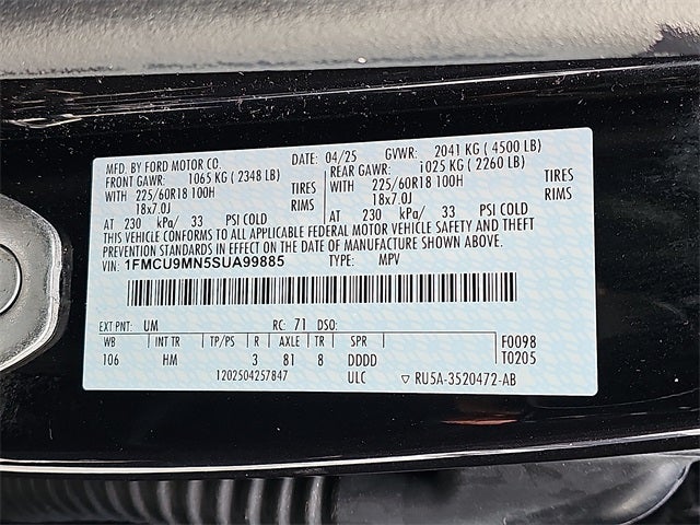 2025 Ford Escape ST-Line