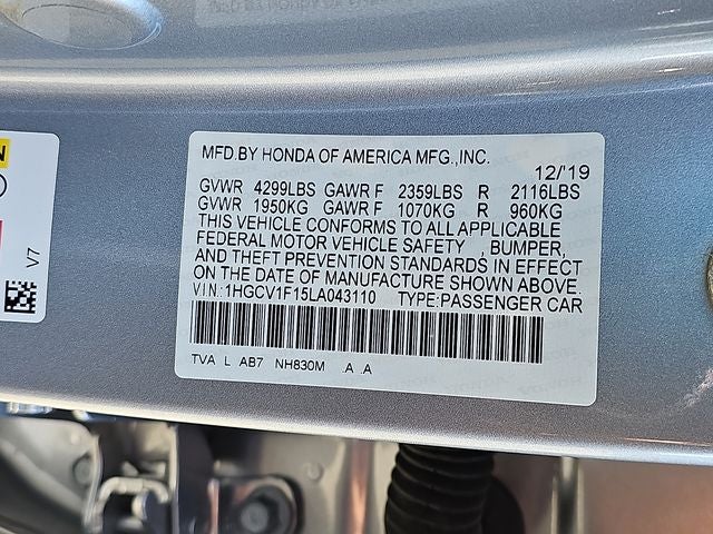 2020 Honda Accord LX