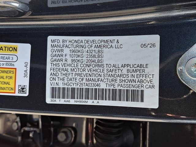 2026 Honda Accord LX