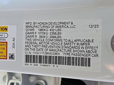 2024 Honda Accord LX