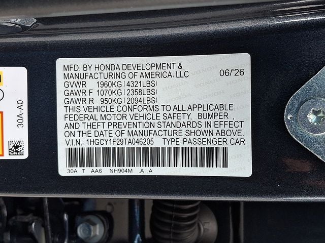 2026 Honda Accord LX