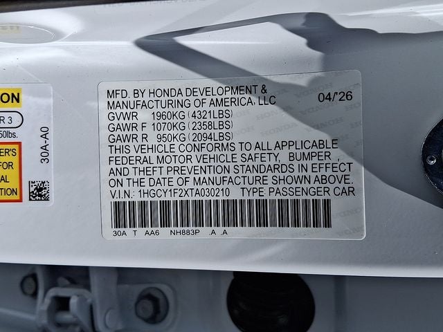 2026 Honda Accord LX