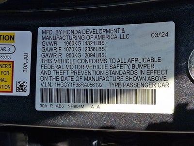 2024 Honda Accord EX