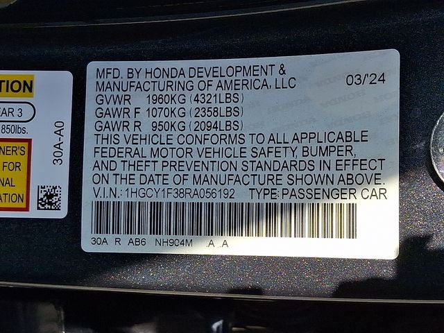 2024 Honda Accord EX