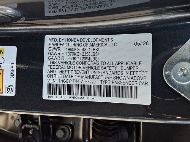 2026 Honda Accord SE