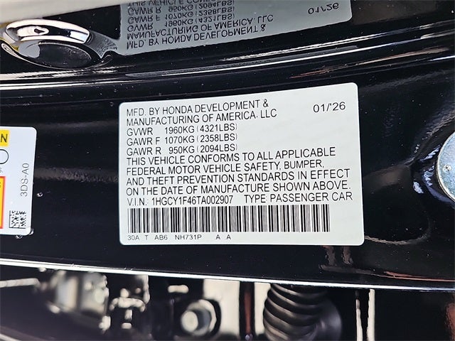 2026 Honda Accord SE