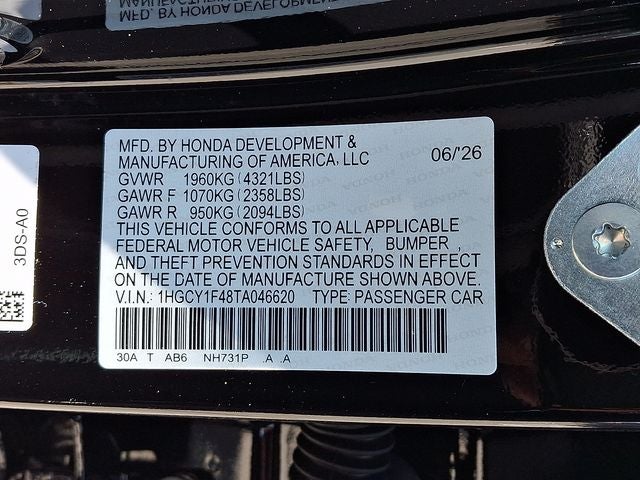 2026 Honda Accord SE