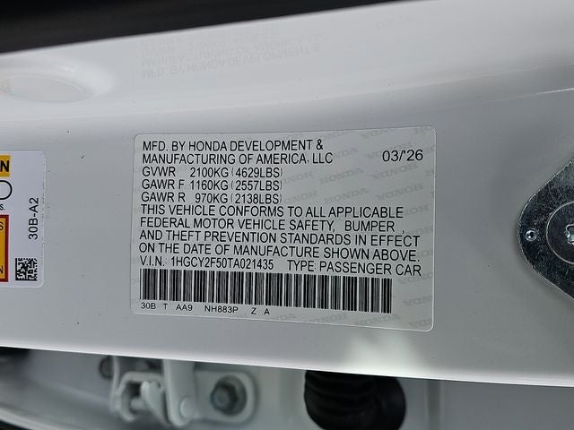 2026 Honda Accord Hybrid Sport