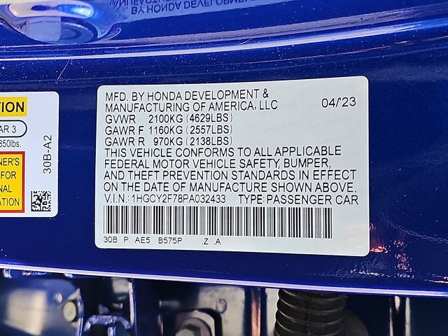 2023 Honda Accord Hybrid Sport-L