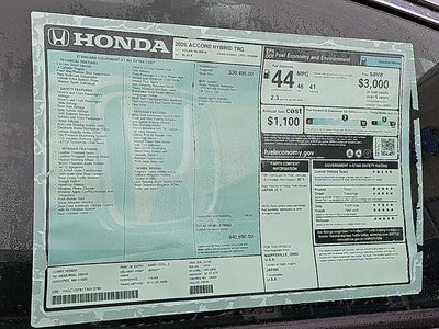 2026 Honda Accord Hybrid Touring