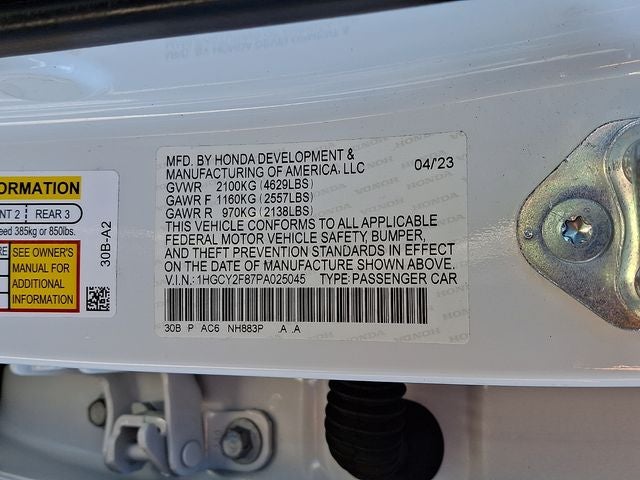 2023 Honda Accord Hybrid Touring