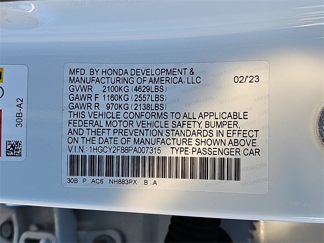 2023 Honda Accord Hybrid Touring