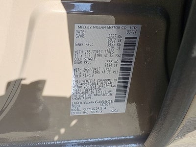 2024 Nissan Frontier PRO-4X