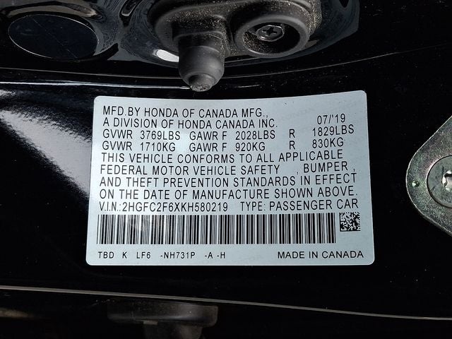 2019 Honda Civic LX