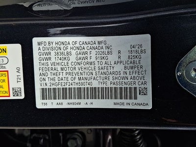 2026 Honda Civic LX