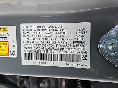 2026 Honda Civic Sport