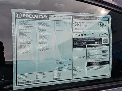 2026 Honda Civic Sport