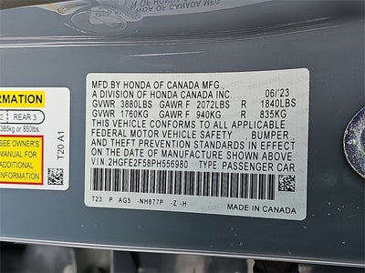 2023 Honda Civic Sport