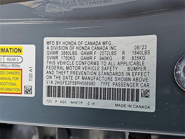 2023 Honda Civic Sport