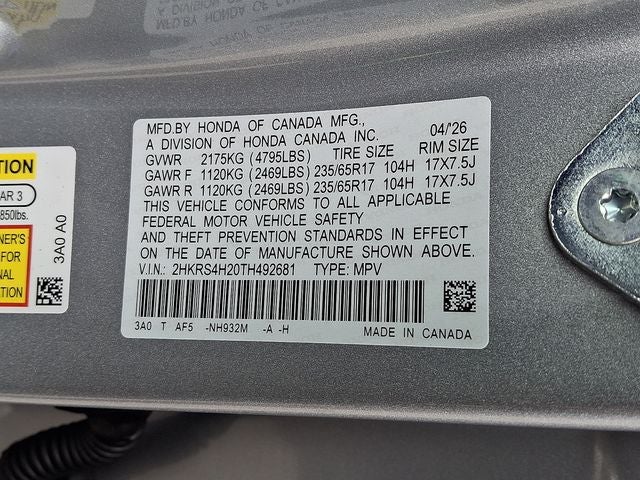 2026 Honda CR-V LX