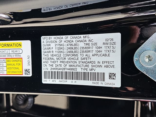 2026 Honda CR-V LX