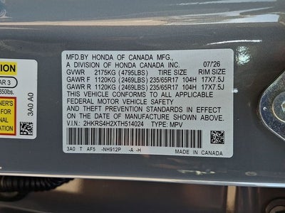 2026 Honda CR-V LX