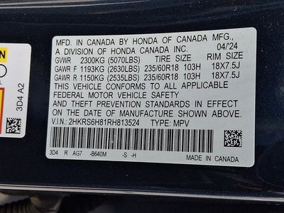 2024 Honda CR-V Hybrid Sport-L