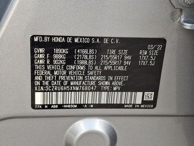 2022 Honda HR-V EX