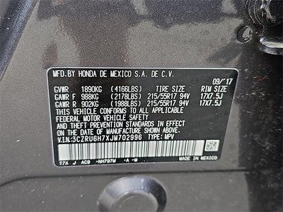 2018 Honda HR-V EX-L w/Navigation