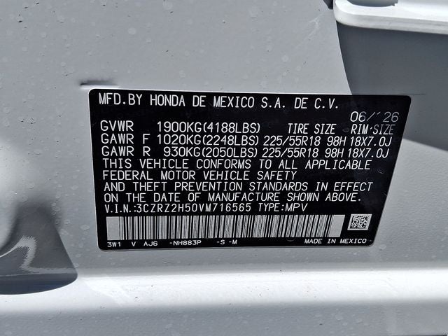 2027 Honda HR-V Sport