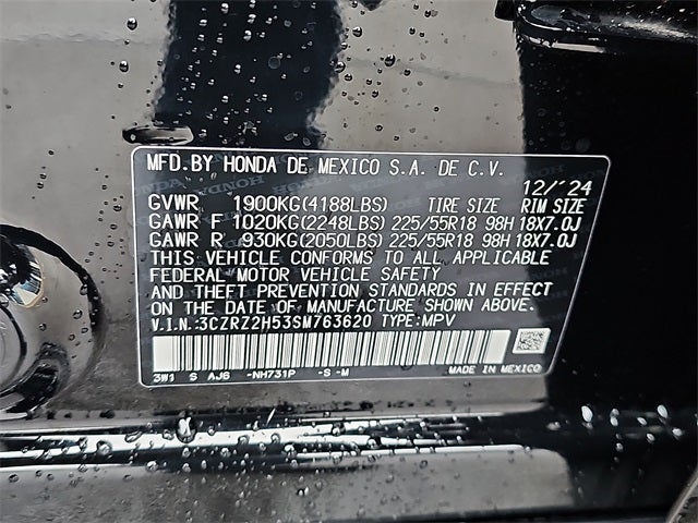 2025 Honda HR-V Sport