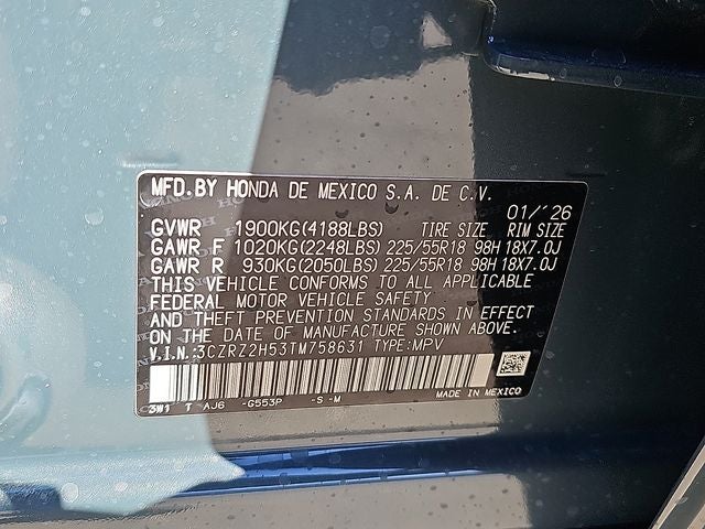 2026 Honda HR-V Sport