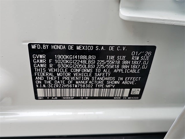 2026 Honda HR-V Sport